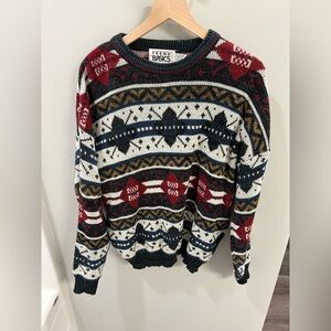 Vintage Trend Basics Sweater - Men’s XL - Retro Knit Pullover